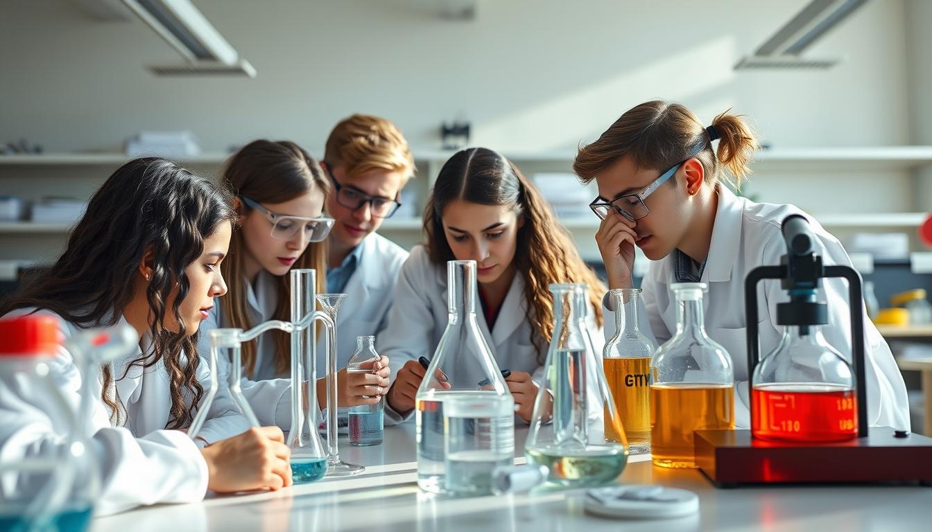 Structured study materials and learning resources on a desk